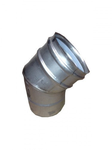 System 1 Single wall flue 45° elbow 250mm / 10"